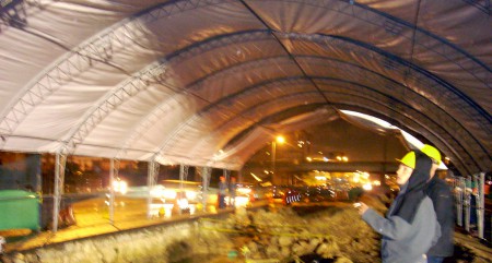 Carpas para vias adecuamiento de espacio