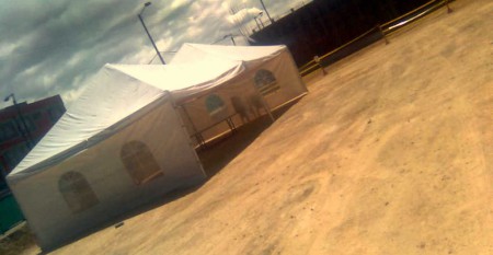 carpas 6x6 para reunion en obra