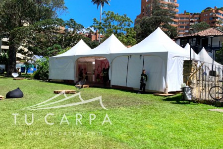 Alquiler de pagodas para eventos con laterales